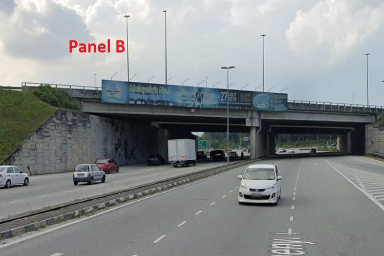 2 Sided Overhead Bridge Billboard at Jalan Semenyih, Kajang, Selangor (at Interchange Kajang - Seremban Highway)