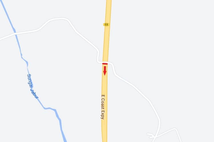 1 Sided Overhead Bridge Billboard at East Coast Expressway KM 271 near Exit to Cheneh, Chukai, Terengganu