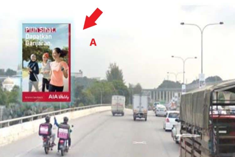 2 Sided Unipole Billboard at Cheras-Kajang Expressway KM11.7, Cheras, Selangor
