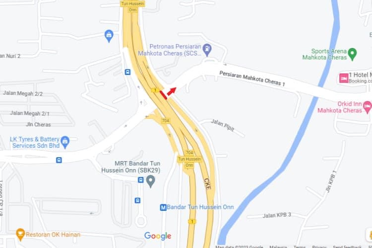 1 Sided Overhead Bridge Billboard at Interchange of Per Mahkota Cheras 1/ Cheras-Kajang Expressway, Kajang, Selangor (B)