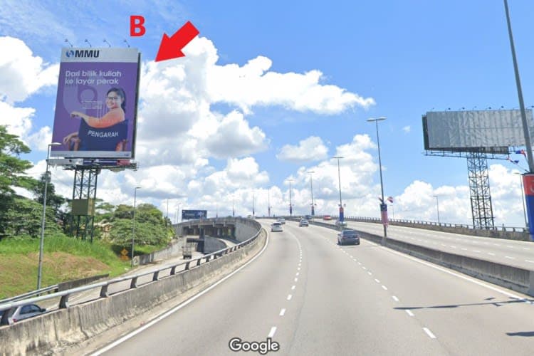2 Sided Unipole Billboard at Jalan Terbau Highway, Johor