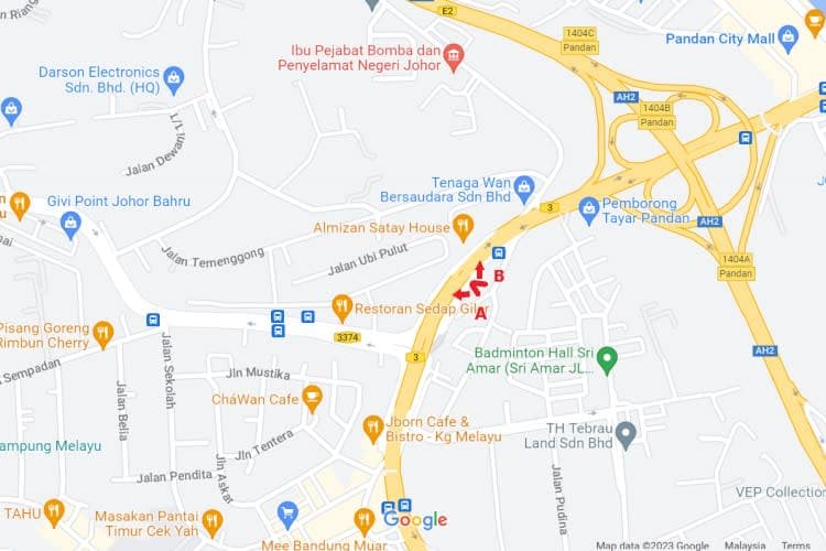 2 Sided Unipole Billboard at Jalan Terbau Highway, Johor