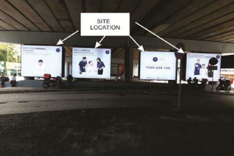 3 Panel Lightbox Billboard at LDP Highway (to One Utama), Selangor