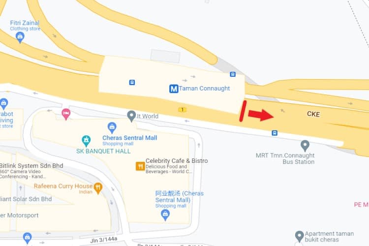 2 Sided Overhead Bridge Billboard at CKE Highway, Taman Connaught, Cheras, Kuala Lumpur (near Taman Connaught MRT Station)