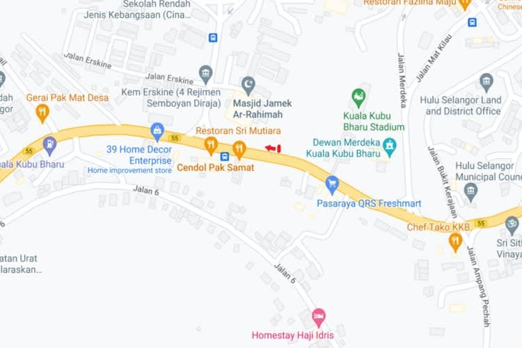 1 Panel Horizontal Minipole Billboard at Jalan Pahang, Kuala Kubu Bharu, Selangor (near Masjid Jamek Ar-Rahimah & mini stadium Kuala Kubu Bharu)