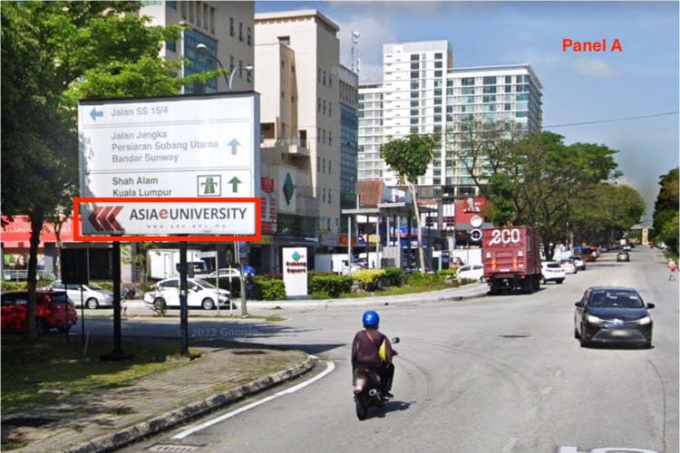 2 Sided Direction Signage Billboard at Jalan SS15/4, Subang, Selangor