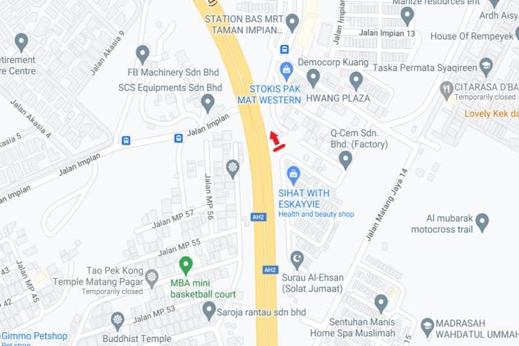 1 Panel Free Standing Billboard at NSE Highway KM451, Sungai Buloh, Selangor (SB)