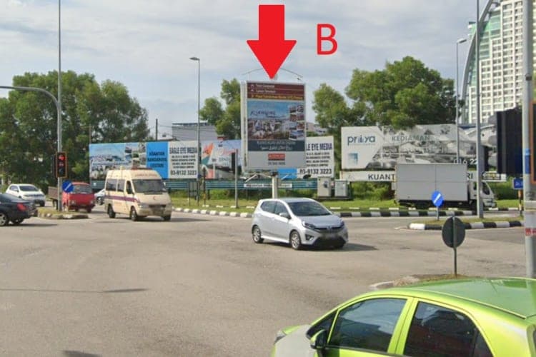 2 Sided Direction Signage Billboard at Junction of Jalan Haji Ahmad & Jalan Dato Lim Hoe Lek, Pahang