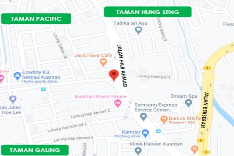 2 Sided Direction Signage Billboard at Junction of Jalan Haji Ahmad & Jalan Dato Lim Hoe Lek, Pahang