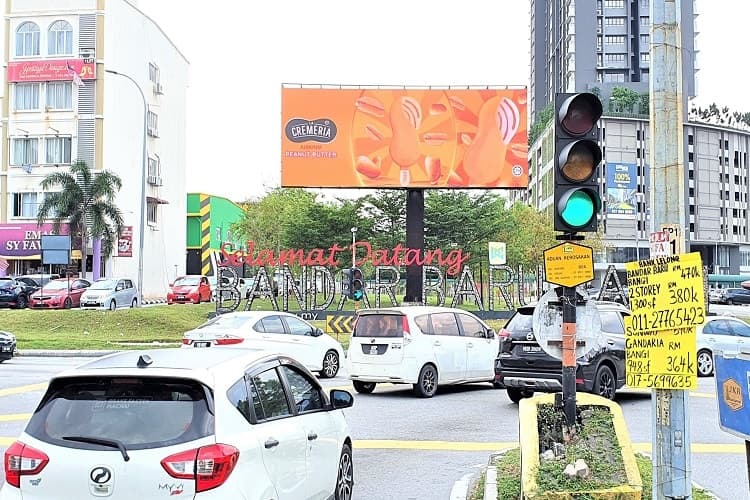 1 Panel Horizontal Digital Screen Billboard at Persiaran Kemajuan / Persiaran Bangi, Seksyen 9, Bandar Baru Bangi, Selangor