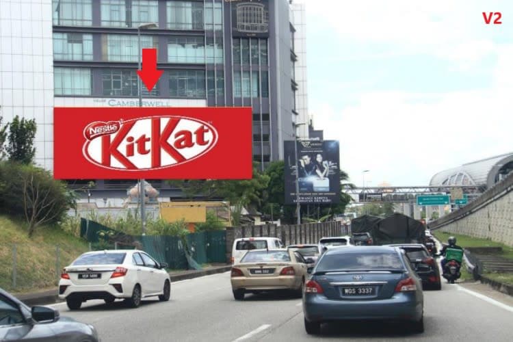 Horizontal Digital Screen Billboard at LDP Highway, Puchong, Selangor (near IOI Puchong)