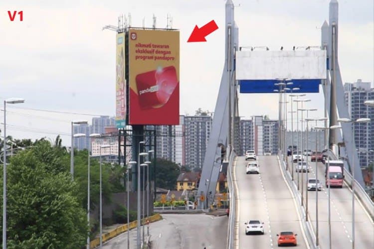1 Panel Vertical Digital Screen Billboard at LDP - PJ Icon 2, Petaling Jaya, Selangor (A)