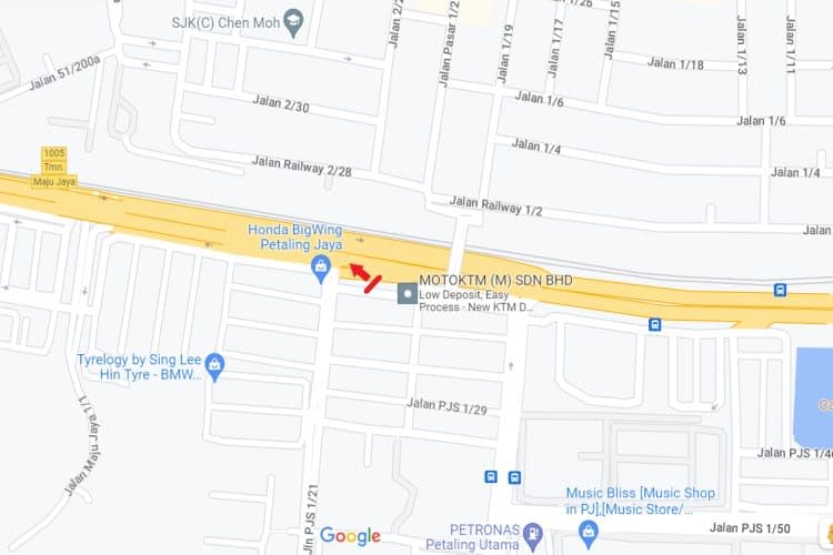 1 Sided Minipole Billboard at Jalan PJS 1/26 (next to TNB Subtation), Petaling Jaya, Selangor