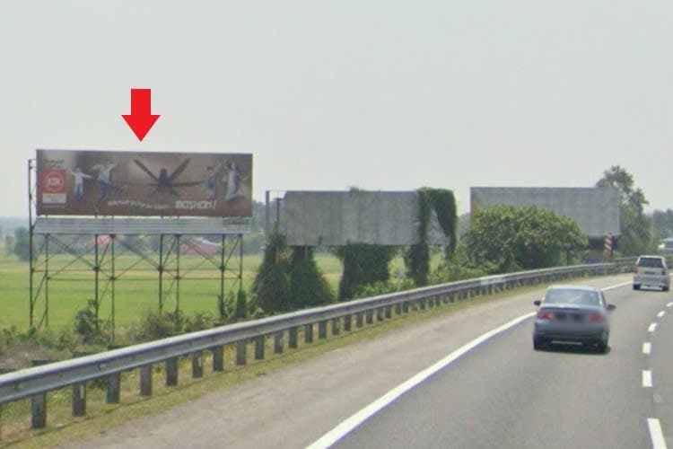 1 Sided Free Standing Billboard at NSE KM193, North Bound, Bukit Merah, Perak