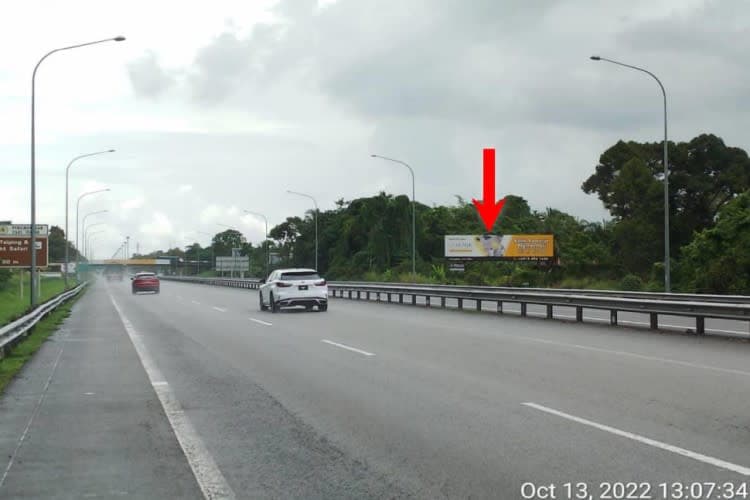 2 Sided Free Standing Billboard at NSE KM221.8, North Bound (Off-Side), Kuala Kangsar, Perak