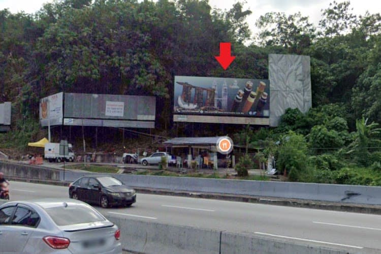 1 Sided Free Standing Billboard at LDP, Damansara, Selangor