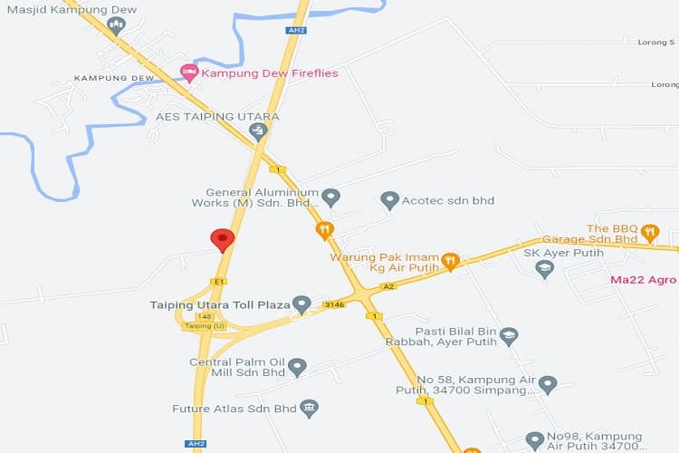 1 Sided Vertical Minipole Billboard at NSE KM 205.1 (SB), Simpang Empat Semanggol, Perak (near Taiping Utara Plaza Tol)
