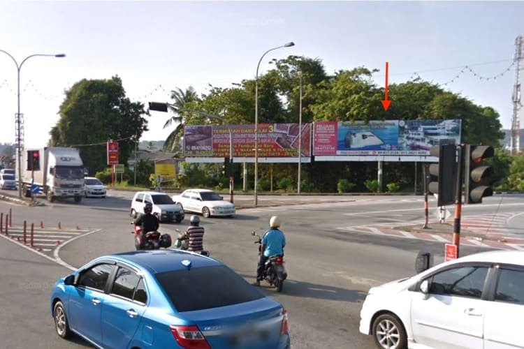 1 Panel Free Standing Billboard at Simpang 3 Chendering 1, Jalan Permin Jaya, Kuala Terengganu, Terengganu