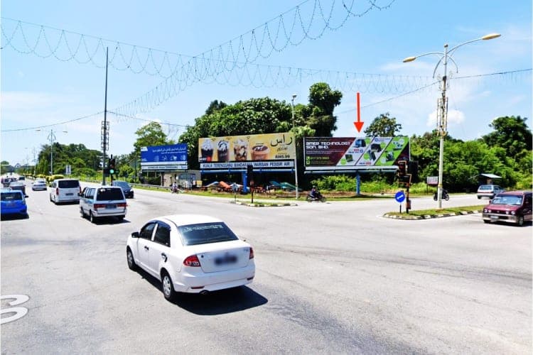 1 Sided Free Standing Billboard at Simpang 4 Bukit Tunggal, Jalan Tengku Mizan, Kuala Terengganu, Terengganu