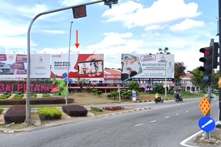 1 Panel Free Standing Billboard at Jalan Badlishah / Jalan Lencongan Barat, Sungai Petani, Kedah (near Plaza Tol Sungai Petani Utara)