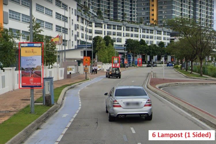26 Panel Fixed Panel Street Bunting Billboard at Seksyen 14, Persiaran Damai & Persiaran Ikhtisas, Shah Alam, Selangor (near Avisena Hospital)
