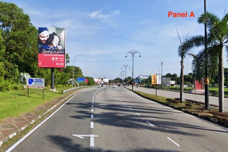 2 Sided Vertical Minipole Billboard at Jalan Badlishah, Sungai Petani, Kedah (opposite Amanjaya Mall)