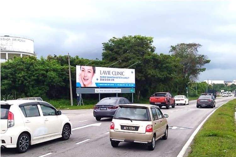1 Sided Free Standing Billboard at Jalan Kuala Kangsar, Ipoh, Perak (near BHP Chemor Klebang)