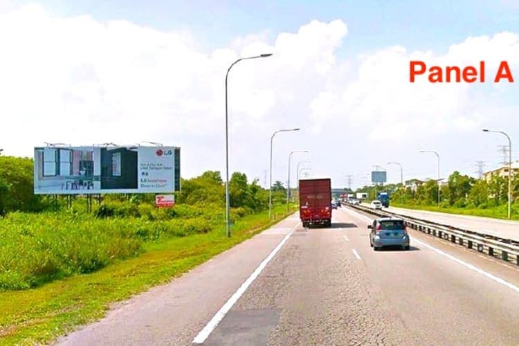 2 Sided Horizontal Spectacular Billboard at NSE KM 150, Juru, Simpang Ampat, Penang (near Juru Toll Plaza)