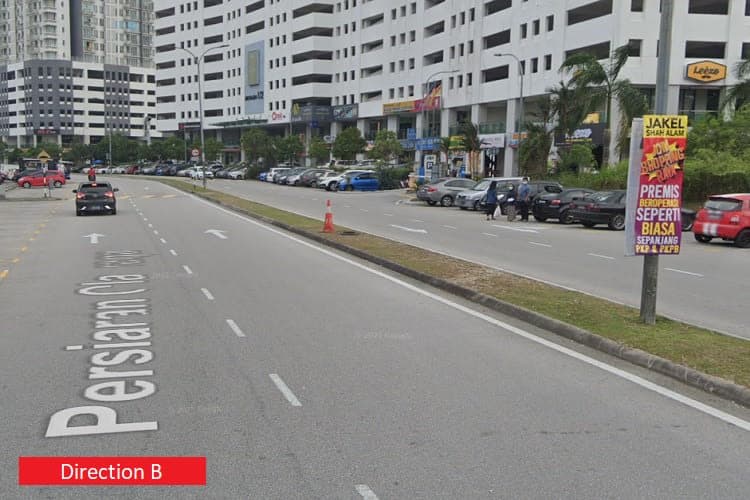 20 Panel Loose Street Buntings Billboard at Persiaran Olahraga, Seksyen 13, Shah Alam, Selangor