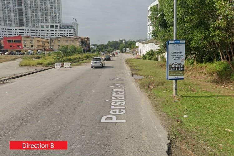 20 Panel Fixed Panel Street Bunting Billboard at Persiaran Akuatik, Seksyen 13, Shah Alam, Selangor