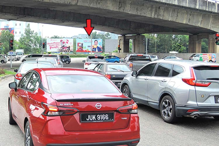 1 Panel Free Standing Billboard at Jalan Kota Tinggi / Pasir Gudang Highway, Johor Bahru, Johor