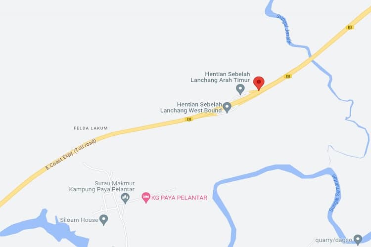 1 Sided Free Standing Billboard at East Coast Expressway KM 90.25 near Hentian Sebelah Lanchang, Lanchang, Pahang