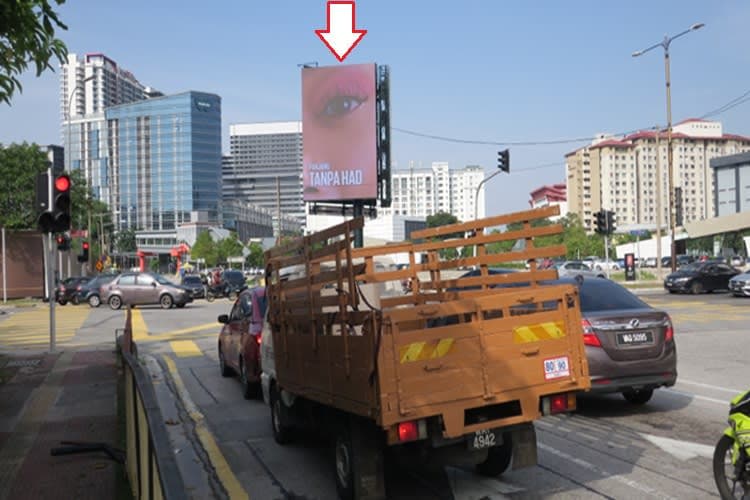 2 Sided Digital Screen Billboard at Jalan Cochrane/ Jalan Shelley, Kuala Lumpur