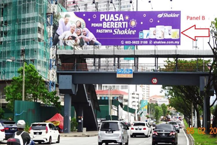 2 Sided Overhead Bridge Billboard at Jalan Gombak, Gombak, Kuala Lumpur (Near Masjid Jamek Saad)