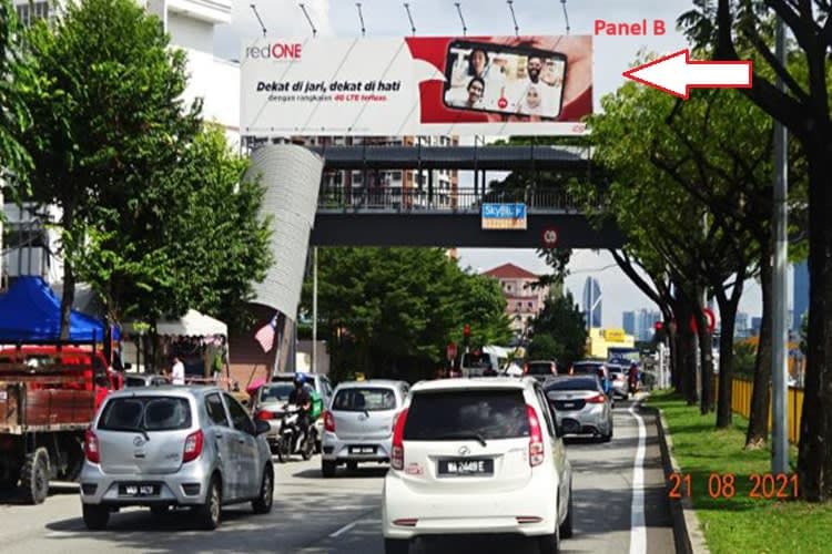 2 Sided Overhead Bridge Billboard at Jalan Gombak, Kuala Lumpur (near Petronas)