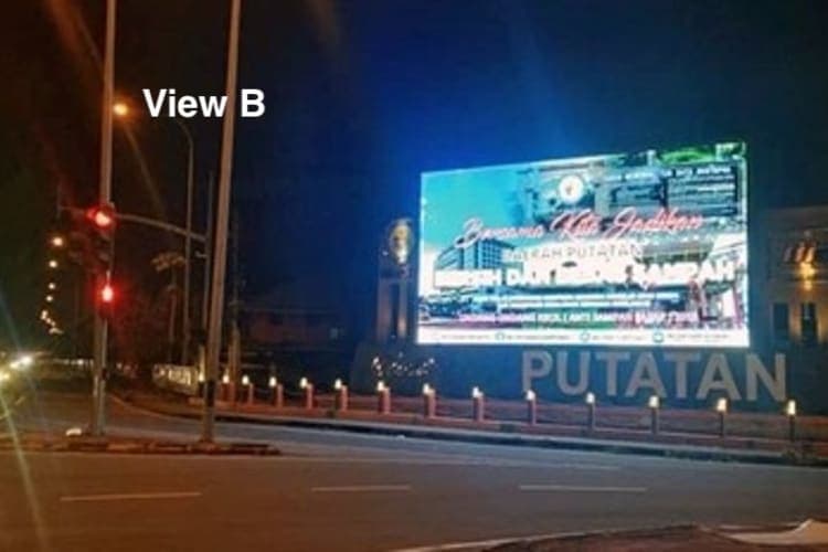 1 Panel Horizontal Digital Screen Billboard at Bandar Putatan, Kota Kinabalu, Sabah (One Place Mall)