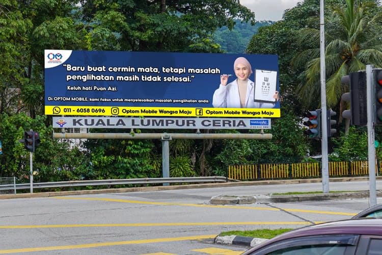 1 Panel Free Standing Billboard at Jalan Wangsa Delima 1 / Jalan 34/26, Wangsa Maju, Kuala Lumpur (Next to SMK Wangsa Maju Seksyen 5)