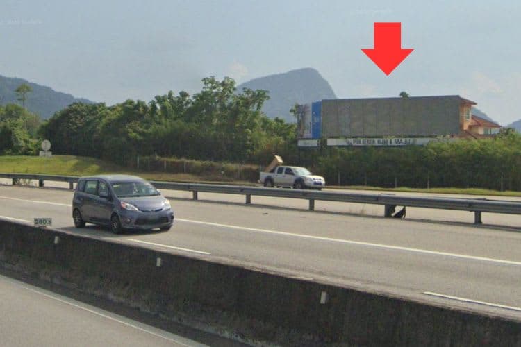 1 Panel Free Standing Billboard at NSE Highway KM280.6, Ipoh, Perak (SB off-side)