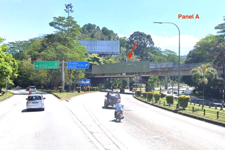 2 Sided Overhead Bridge Billboard at MRR2, Gombak, Kuala Lumpur (in between Batu Caves and Gombak)