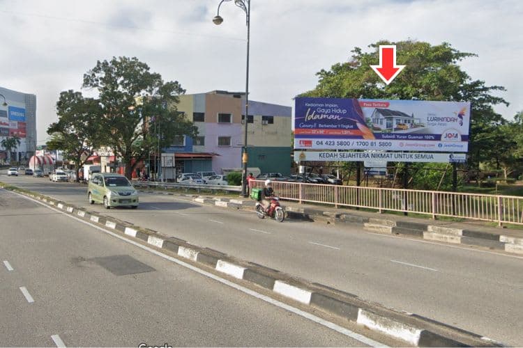 1 Panel Free Standing Billboard at Jalan Kampung Baru, Sungai Petani, Kedah (center of Sungai Petani)