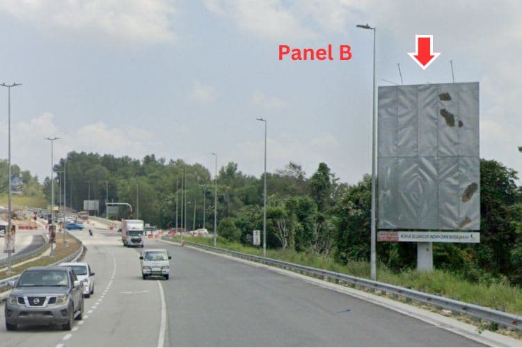 1 Sided Vertical Minipole Billboard at Persiaran Mokhtar Dahari, Sungai Buloh, Selangor