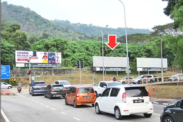 1 Panel Free Standing Billboard at P227 Jalan Bukit Gambir, Gelugor, Penang (at T-Junction [A])