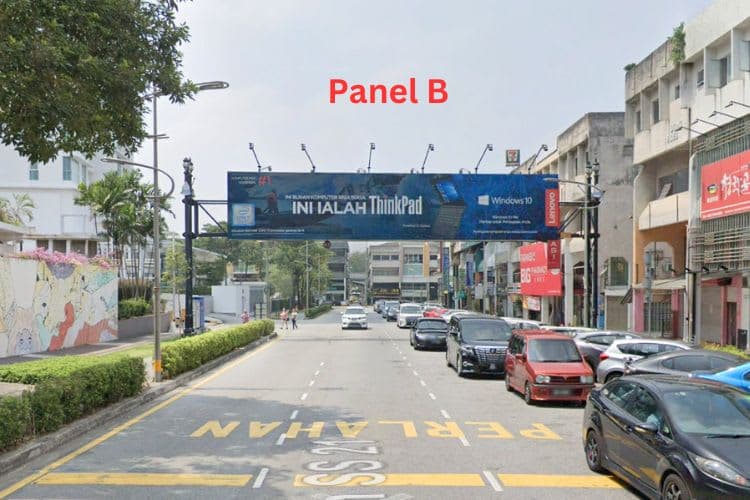 2 Sided Mini Gantry Billboard at Jalan SS21/39, Damansara Utama, Petaling Jaya, Selangor (near Starling Mall)