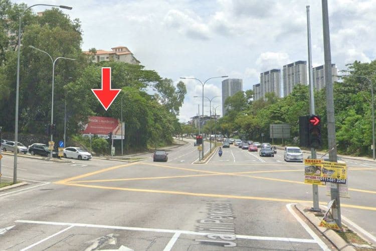 1 Panel Free Standing Billboard at Jalan Jalil Perkasa 1, Bukit Jalil, Kuala Lumpur, Selangor (to Station LRT Awan Besar)