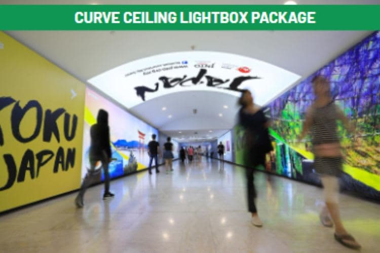 5 Panel Lightbox Billboard at KLCC (KLCC Convex Crossing), Kuala Lumpur (from Suria KLCC to Aquaria /  KLCC Convex)