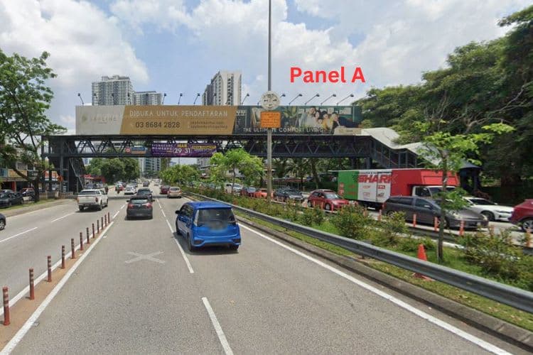 2 Sided Overhead Bridge Billboard at Old Klang Road, Kuala Lumpur (near Bomba)