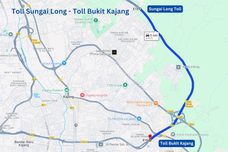 616 Panel Fixed Panel Street Bunting Billboard at Kajang-SILK Highway / Lebuhraya SILK, The Mines - Toll Sungai Long - Toll Bukit Kajang - UNITEN - UPM - Sungai Ramal - Exit Grand Saga, Selangor