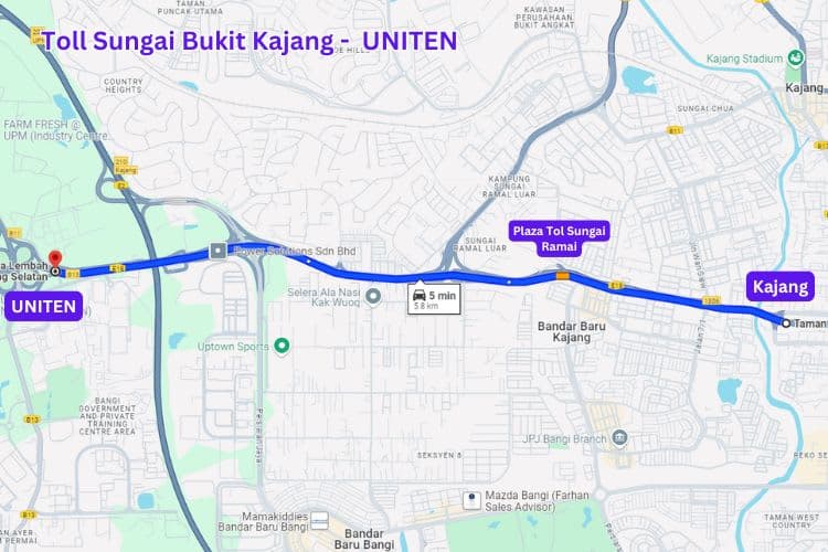 616 Panel Fixed Panel Street Bunting Billboard at Kajang-SILK Highway / Lebuhraya SILK, The Mines - Toll Sungai Long - Toll Bukit Kajang - UNITEN - UPM - Sungai Ramal - Exit Grand Saga, Selangor