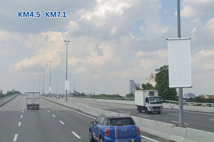118 Panel Fixed Panel Street Bunting Billboard at NPE / New Pantai Expressway, KM4.5-KM7.1, KM12-KM14, Kuala Lumpur
