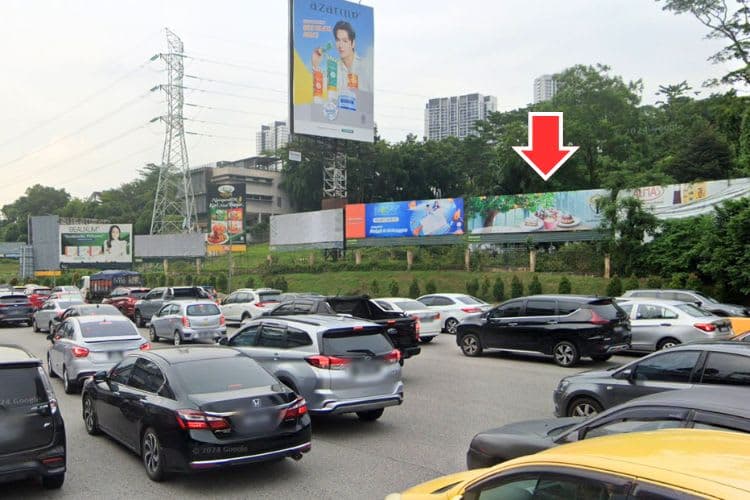 1 Panel Free Standing Billboard at LDP Highway, Petaling Jaya, Selangor (after Kepong Toll Plaza) (B)